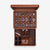 ROTHWELL 18 Slot Watch Case with Drawer (Tan/Brown)