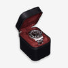 ROTHWELL Single Watch Travel Case (Black/Red)