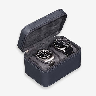 ROTHWELL 2 Watch Travel Case (Carbon)